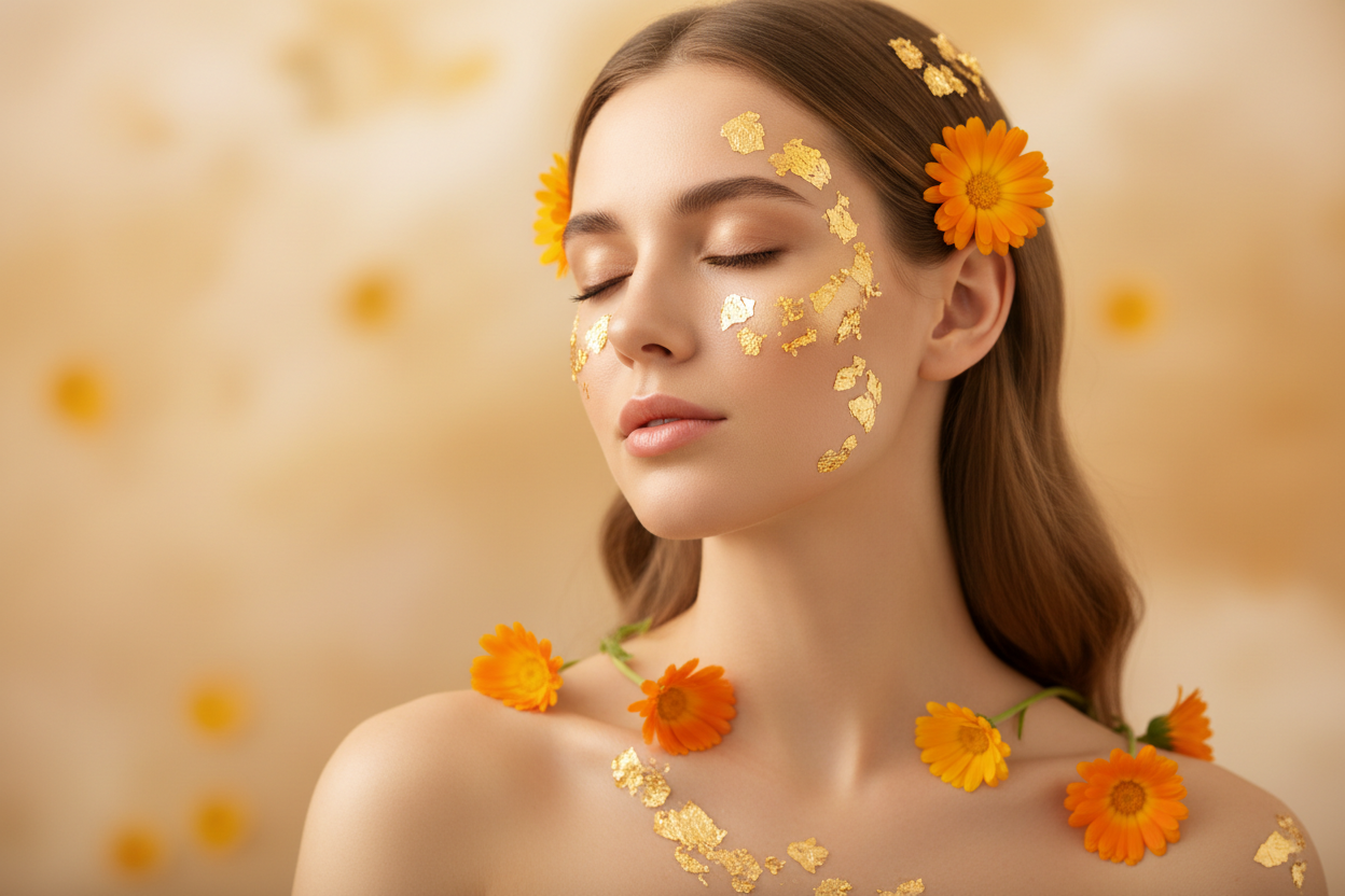 soins naturel du visage au calendula Vegan peau sensible et réactive sujette aux rougeurs français sans parfum ni huile essentielle histoire de la marque